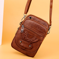 New style slingshot bag with PU soft leather texture - Thumbnail 4