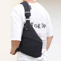 Outdoor casual men's chest bag shoulder bag - Thumbnail 4