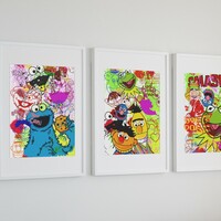 A3 Print by Judas Arrieta "BERNIE & BERT"  - Thumbnail 9