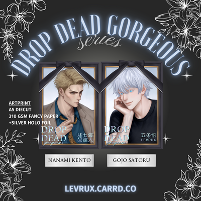 [jujutsu kaisen] drop dead gorgeous series - artprint & photocard