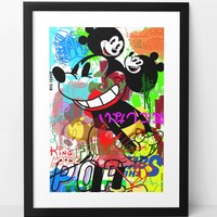A3 Print by Judas Arrieta "KING MICKEY"  - Thumbnail 1