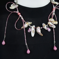 Candy fresh water pearl Necklace - Thumbnail 3