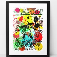 A3 Print by Judas Arrieta "SUPER MICKEY" - Thumbnail 1
