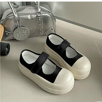  Big Toe Velcro Thick-soled Shoes - Thumbnail 4