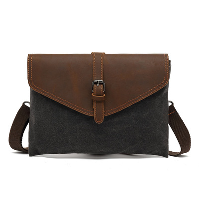Vintage clutch bag for men cowhide clutch bag