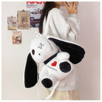 Gothic White Rabbit Plush Backpack - Thumbnail 2