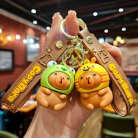 Funny Capybara Keychain - Thumbnail 1