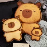 Cute Toast Biscuit Capybara Plush Toy - Thumbnail 1