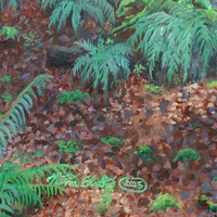 "Covel Creek" Acrylic painting on 16 x 20 inch stretched canvas. Original artwork by N.E.Thompson - Thumbnail 5