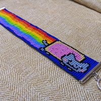Pixel Bracelet - Nyan Cat - Thumbnail 2