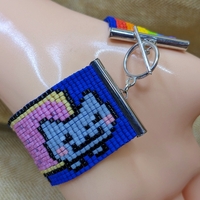 Pixel Bracelet - Nyan Cat - Thumbnail 3