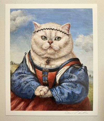 Purr-alena Doni Print