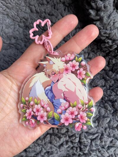Kitsune Bakugou Keychain! (Double Sided)