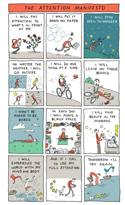 "The Attention Manifesto" Poster