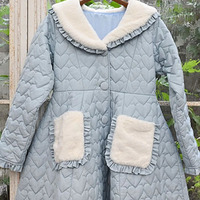AXES FEMME JAPAN Heart Quilted Coat - Thumbnail 5