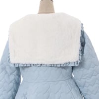 AXES FEMME JAPAN Heart Quilted Coat - Thumbnail 7