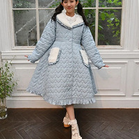 AXES FEMME JAPAN Heart Quilted Coat - Thumbnail 8