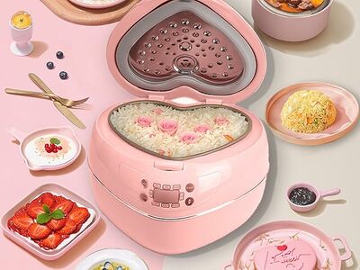 Pink Heart Shaped Rice Cooker