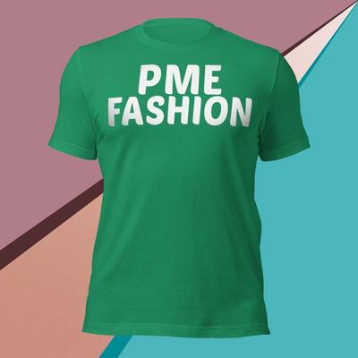 PME Fashion basic white letters Unisex t-shirt