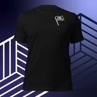 PME Fashion white flag Unisex t-shirt - Thumbnail 1