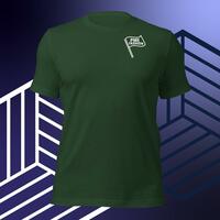 PME Fashion white flag Unisex t-shirt - Thumbnail 3