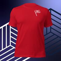 PME Fashion white flag Unisex t-shirt - Thumbnail 8