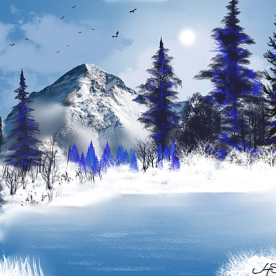 Return to blue bayou - 24 x 36  art print