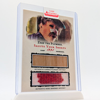 Zeke the Plumber - Salute Your Shorts Custom Relic Swatch Trading Card - Thumbnail 8