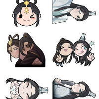 STICKER SHEET OF Wind Master Shi Qingxuan - Heaven Official's Blessing: Tian Guan Ci Fu  - Thumbnail 1