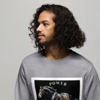 Unisex organic sweatshirt - Thumbnail 4