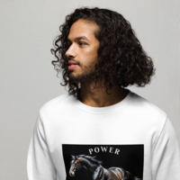 Unisex organic sweatshirt - Thumbnail 6