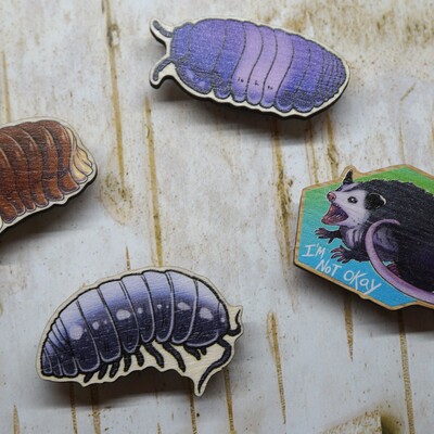 Wooden critter magnets (sold separatley)