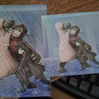 Rock in the Storm (4x4 and 4x6 inches) - Thumbnail 1