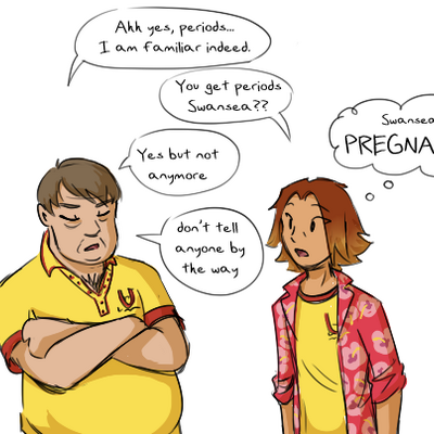 Swansea is pregnant print (4x6 inches) - Thumbnail 1