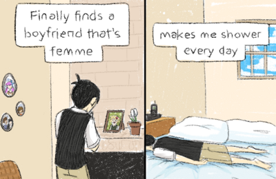 Finally found a femme boyfriend print (4x6 inches)