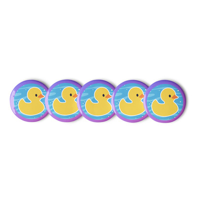 Lucky duck pins (set of 5)
