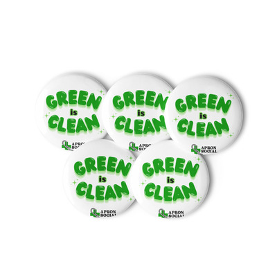Green is clean pins (set of 5)