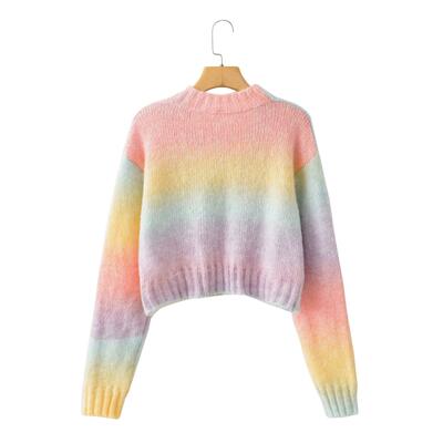 Pastel rainbow cardigan