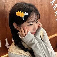 Cute Acrylic Biscuit Hair Clips - Thumbnail 7