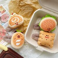 Cute cartoon bread plush hair clips - Thumbnail 6