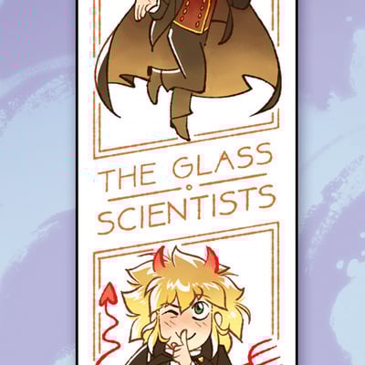 The glass scientists: volume i pre-order bookmark