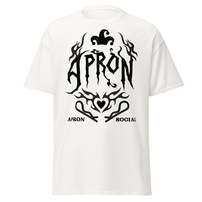 Metal tee white shirt