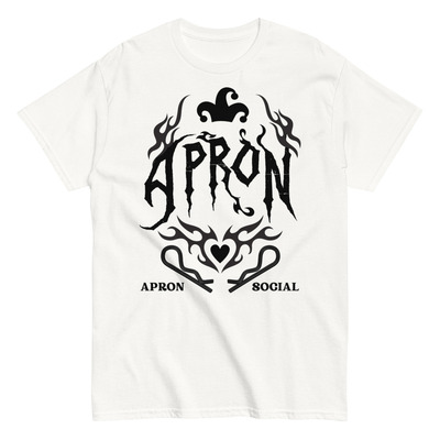 Metal tee white shirt