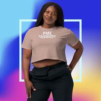 PME Fashion basic white letters Womens crop top - Thumbnail 2