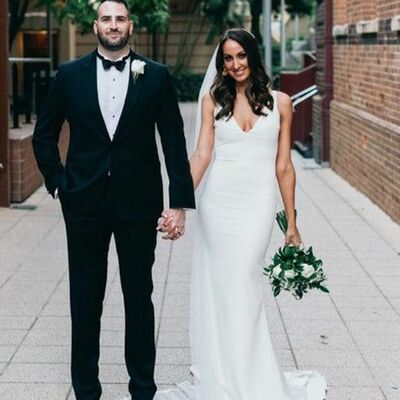 Simple mermaid v neck beach boho wedding dress bridal gown wedding gown