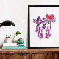 A3 Print by Judas Arrieta "SHINKALION HK CAT ED. TAKARA TOMY"   - Thumbnail 2