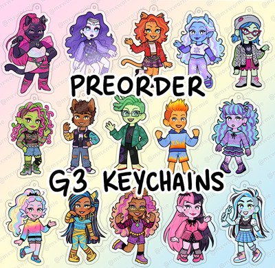 Pre-Order!! MH G3 Keychains (ENDED)