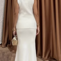 Knit Vest Suits skirt - Thumbnail 3