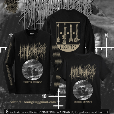Primitive warfare 'heretic crusade' t-shirt