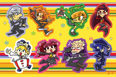 Persona 4 Sticker Set
